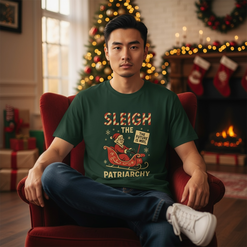 Sleigh the Patriarchy Christmas Tee