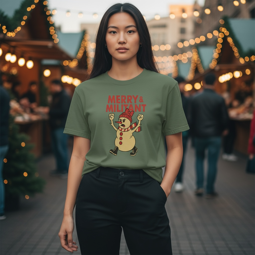 Merry & Militant Holiday Tee