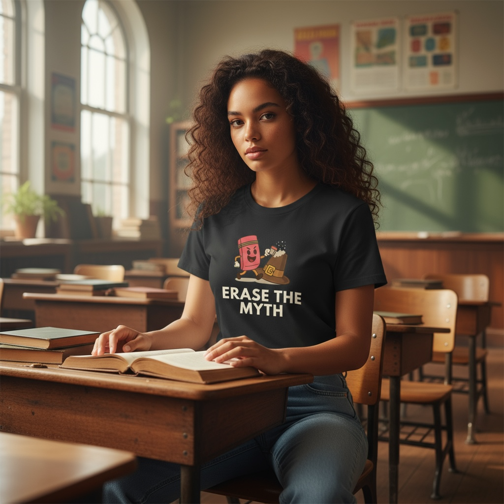 Erase the Myth Thanksgiving Tee