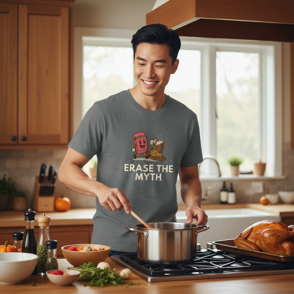 Erase the Myth Thanksgiving Tee