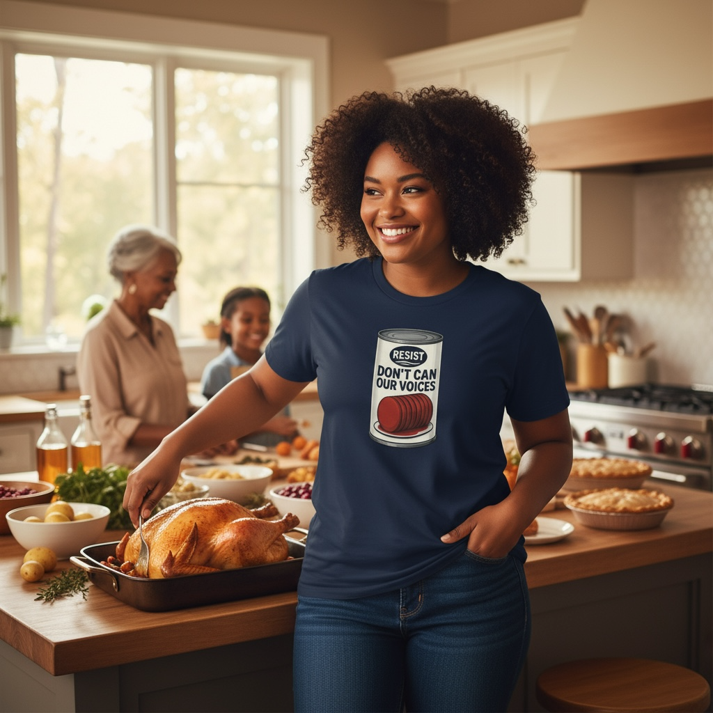 Don't Can Our Voices Thanksgiving Tee